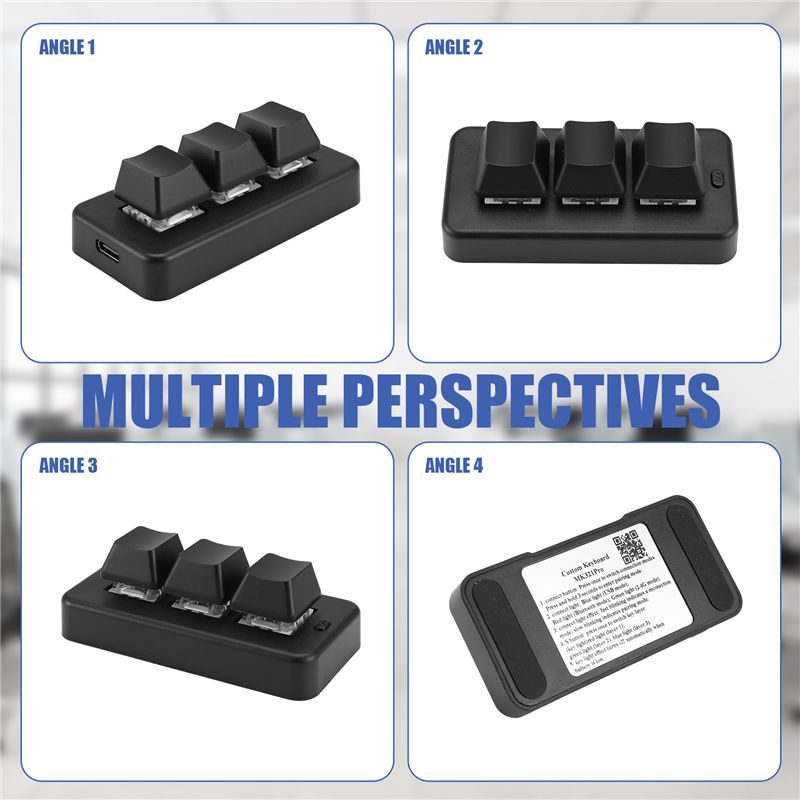 MK321 Progammable Macro Mini K - Gaming Keyboard Mini Mechanical ulasan dan harga