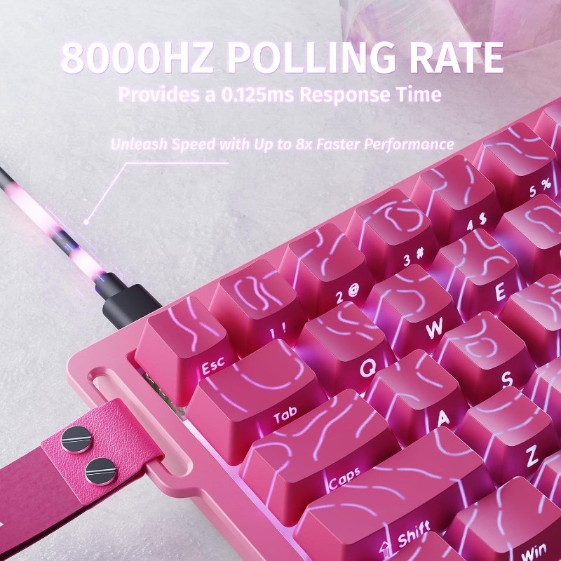 ATTACK SHARK X68 HE 8000Hz Rap - Keyboard Gaming Mac ulasan dan harga