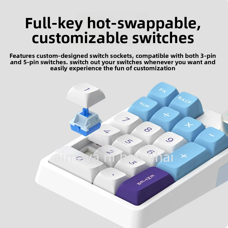 Kzzi K20 Mini Keypad Three Mod - Gaming Keyboard Bluetooth ulasan dan harga