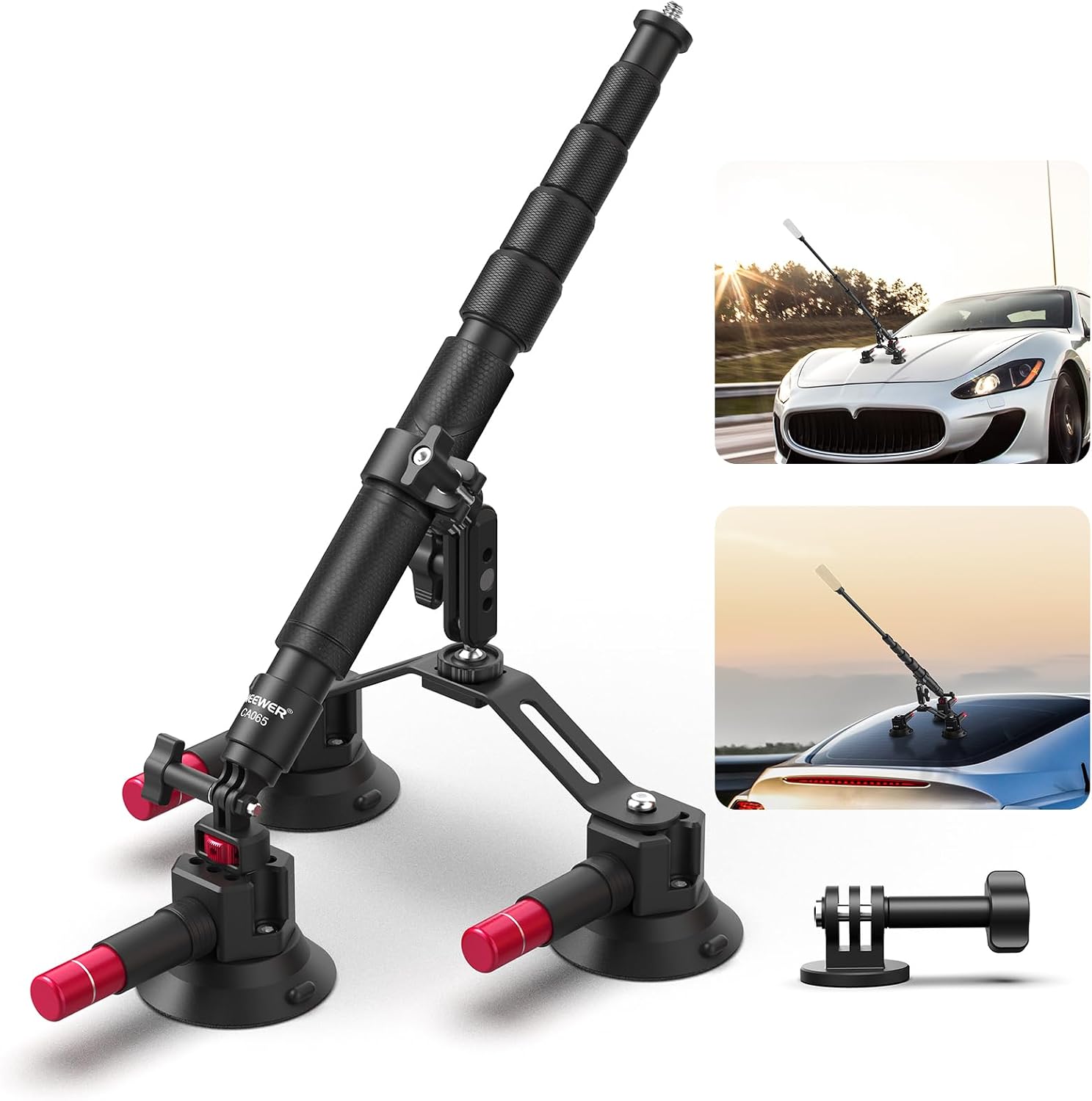 NEEWER Triple Suction Cup Car  - Stabilizer Screw In ulasan dan harga