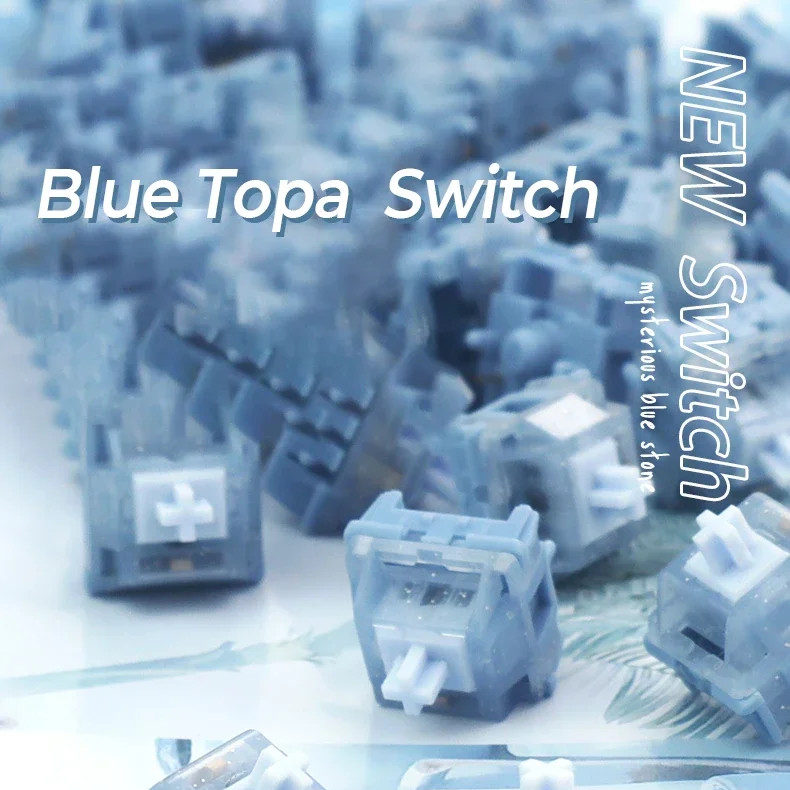 HMX Blue Topa Switch Linear Sw - Keyboard Gaming Blue Switch ulasan dan harga