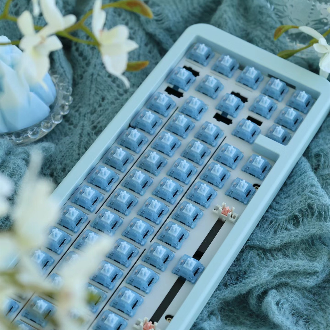 HMX Blue Topa Switch Linear Sw - Keyboard Gaming Blue Switch ulasan dan harga