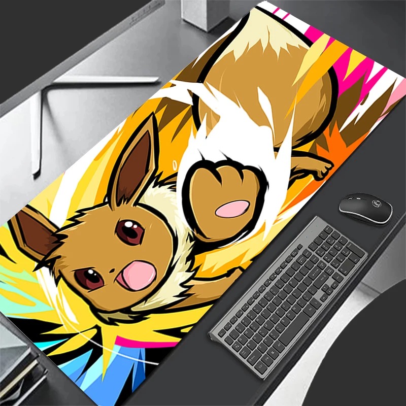 P-Pokemon Eevee Anime Gaming M - Gaming Keyboard Tactile ulasan dan harga