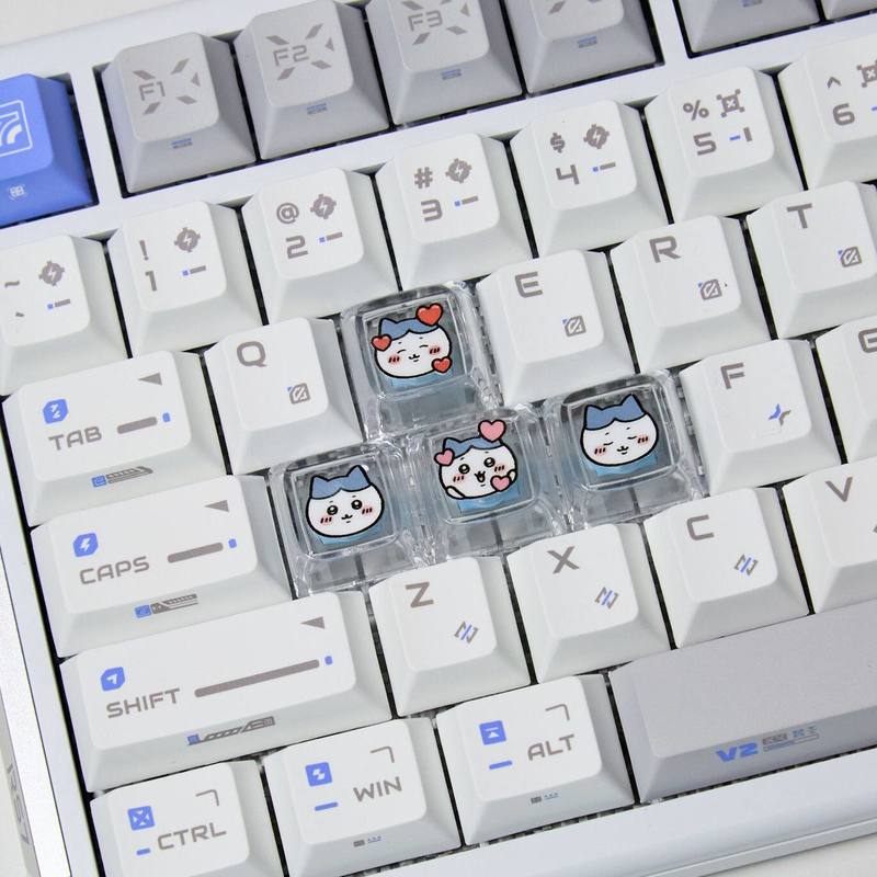 Chiikawa 4 Pcs Handmade Transp - Gaming Keyboard He ulasan dan harga