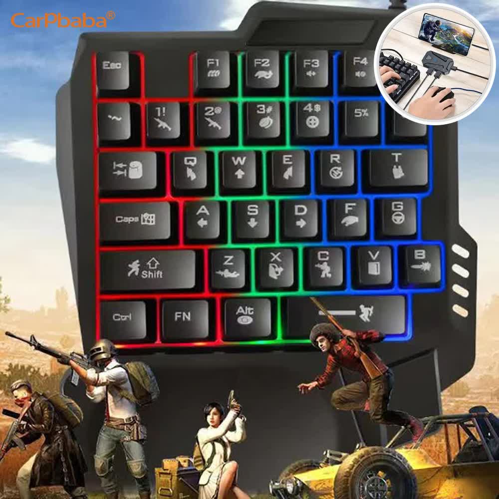 USB Single Hand One-Handed Gam - Gaming Keyboard 1 Hand ulasan dan harga