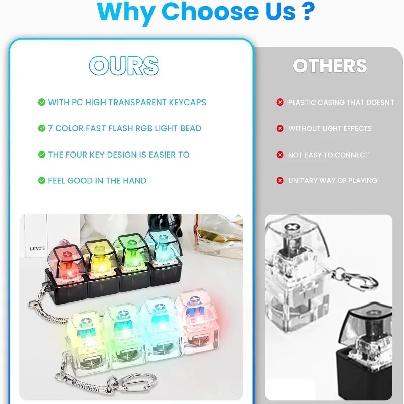 4-Key Mechanical Keyboard Swit - Mechanical Switch Tester ulasan dan harga