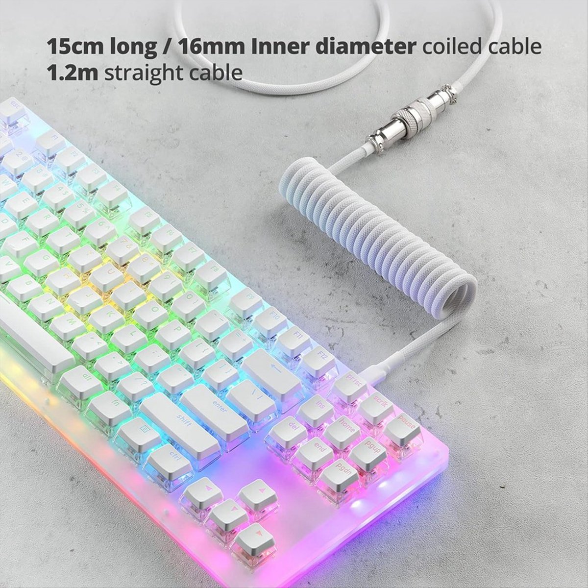 AAAE USB Type-C Cable for Gami - Gaming Keyboard Types ulasan dan harga