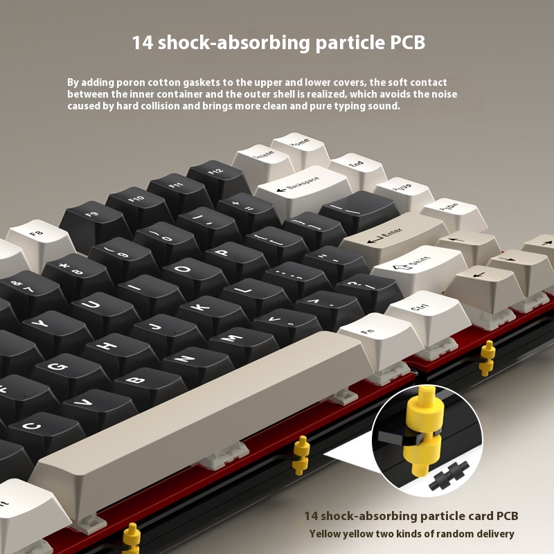 Wireless Bluetooth RAINY75 Cus - Gaming Keyboard Bluetooth ulasan dan harga