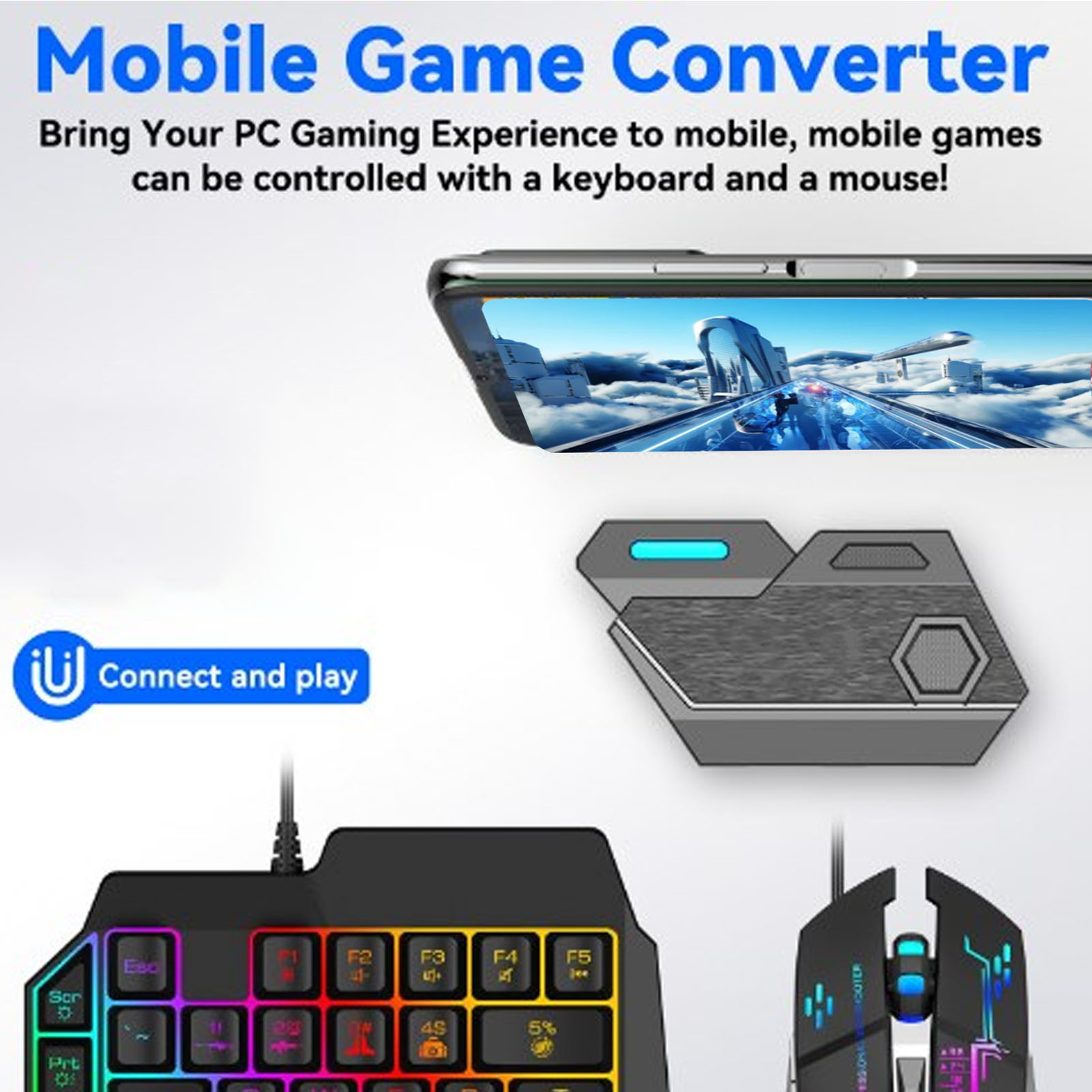 Mobile Game Combo Pack Bluetoo - Gaming Keyboard Bluetooth ulasan dan harga