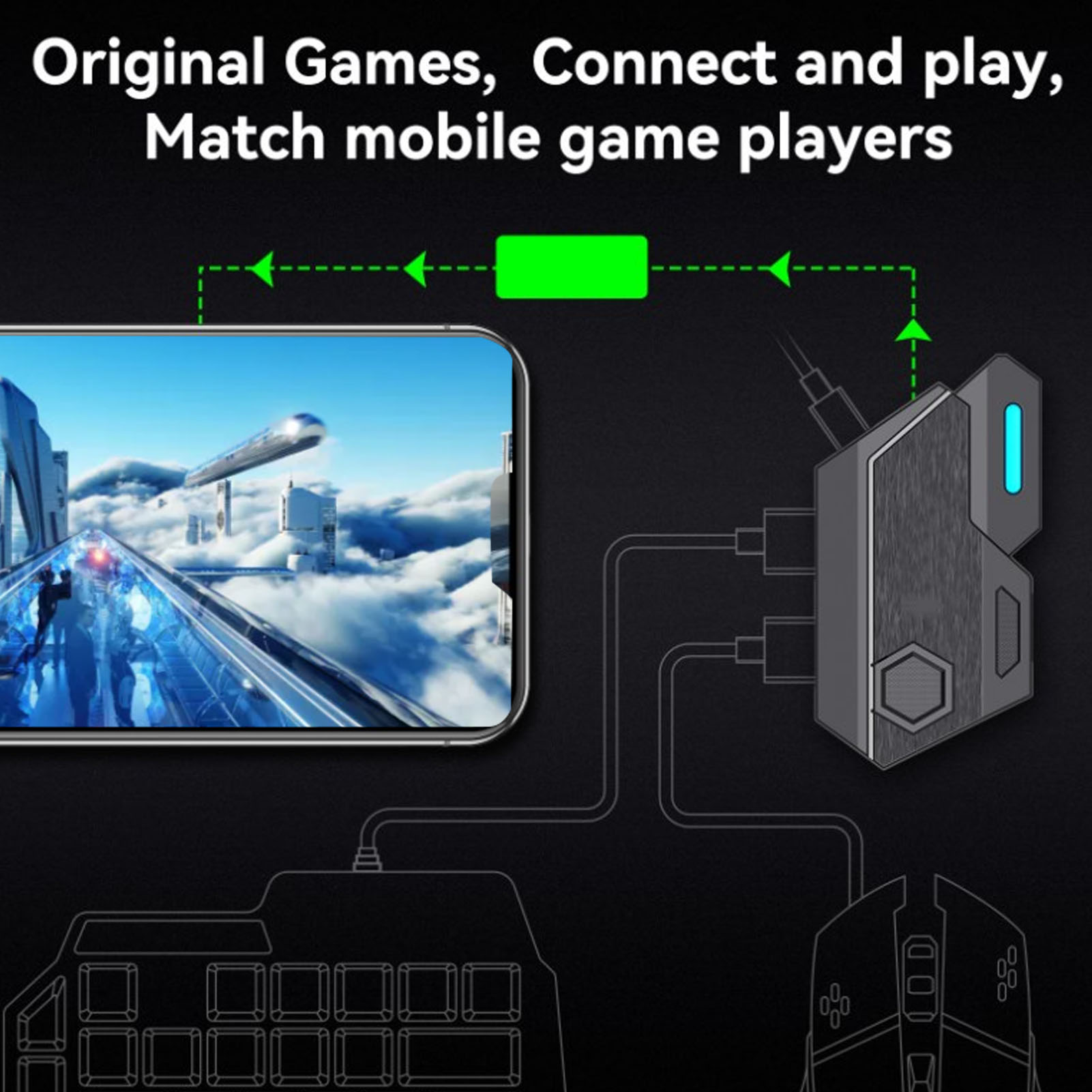 Mobile Game Combo Pack Bluetoo - Gaming Keyboard Bluetooth ulasan dan harga