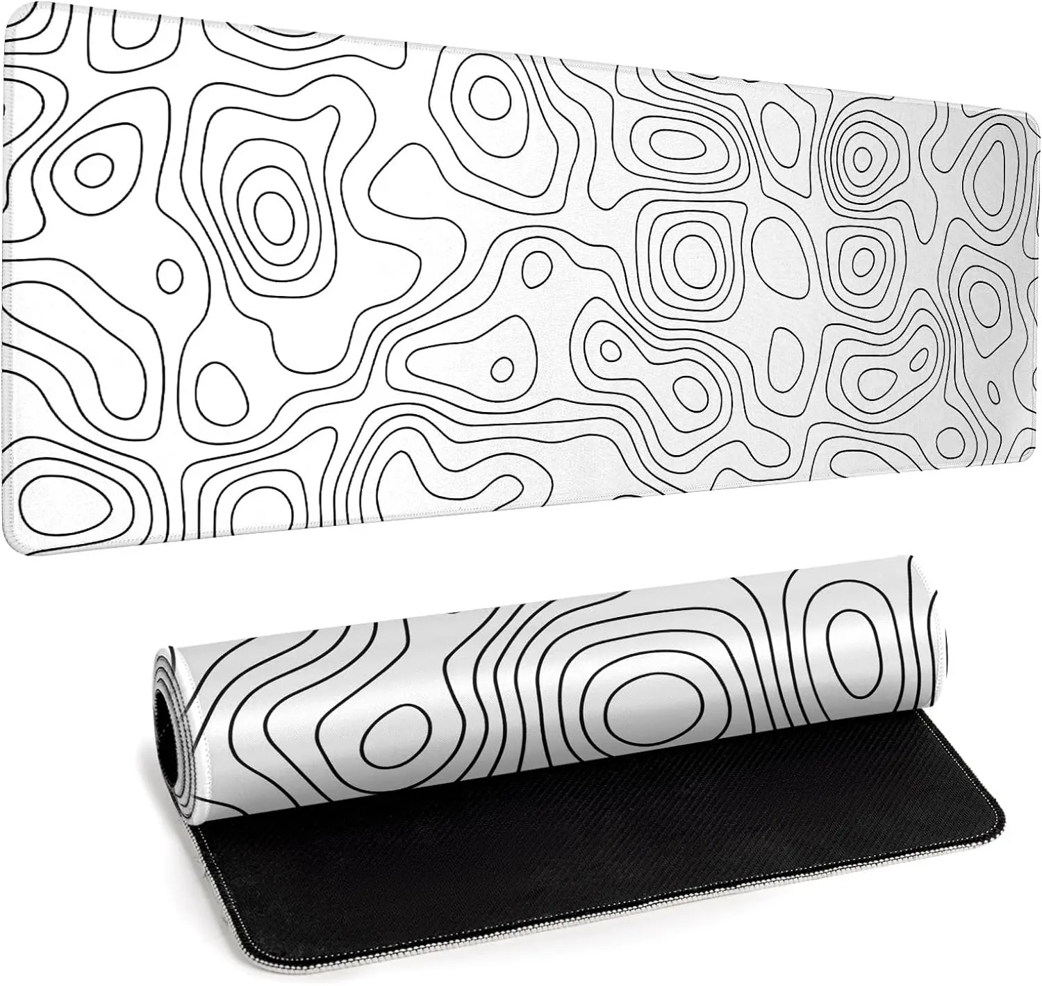 White Rubber Mouse Pad Topogra - Gaming Keyboard High Ground ulasan dan harga