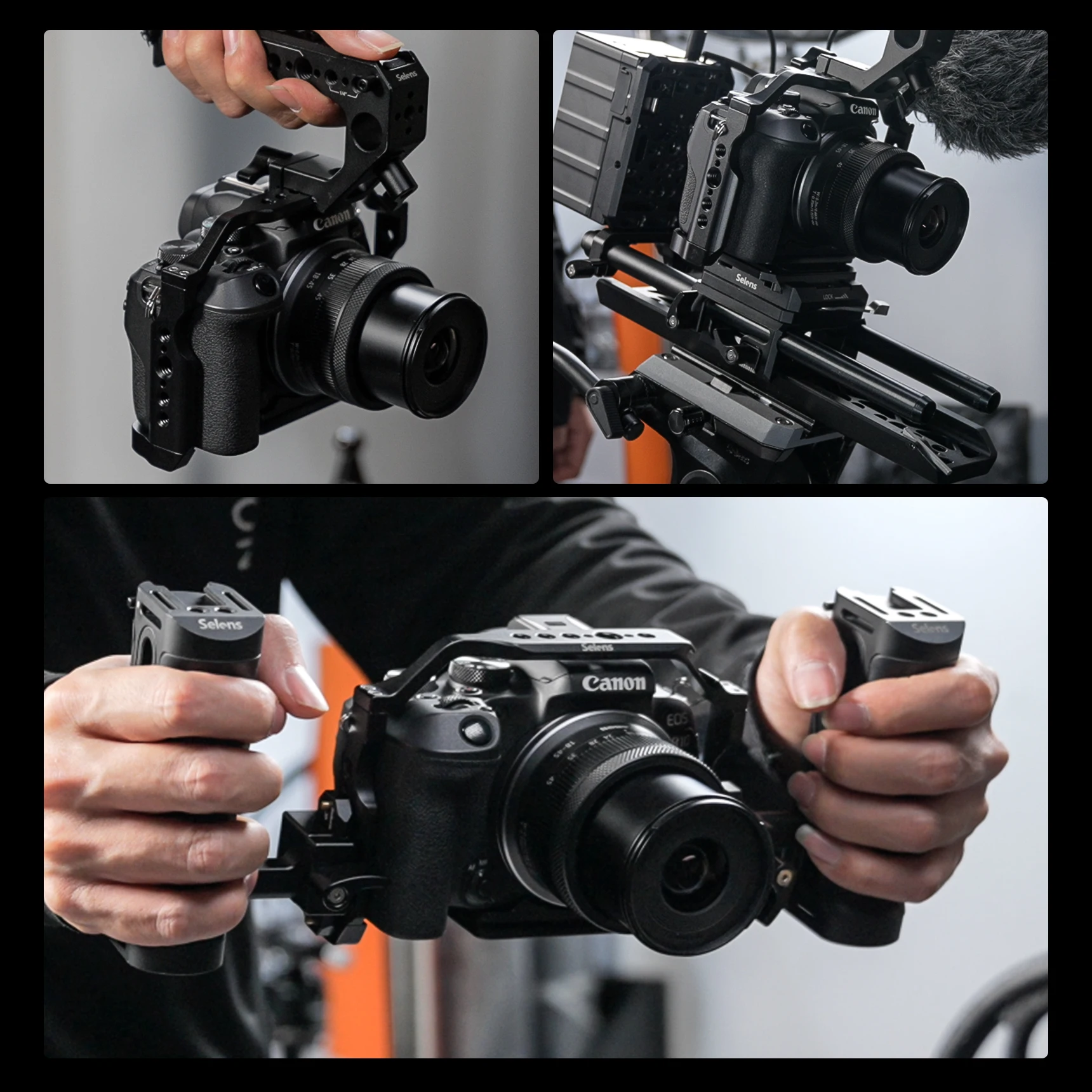 Selens Camera Full Cage Metal  - Stabilizer Screw In ulasan dan harga