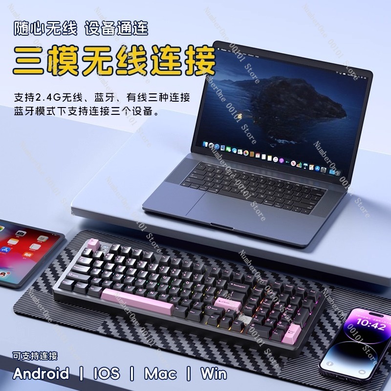 Aluminum Alloy Mechanical Keyb - Gaming Keyboard Bluetooth ulasan dan harga