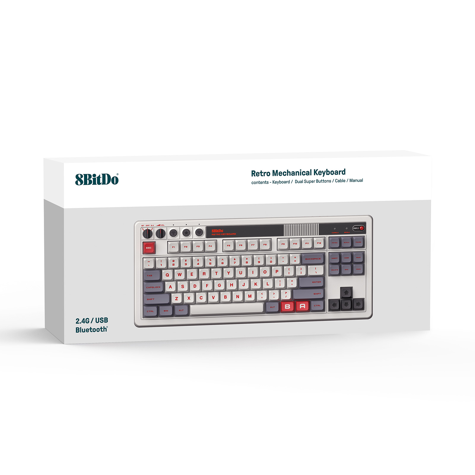 8Bitdo Retro Mechanical Keyboa - Gaming Keyboard Bluetooth ulasan dan harga