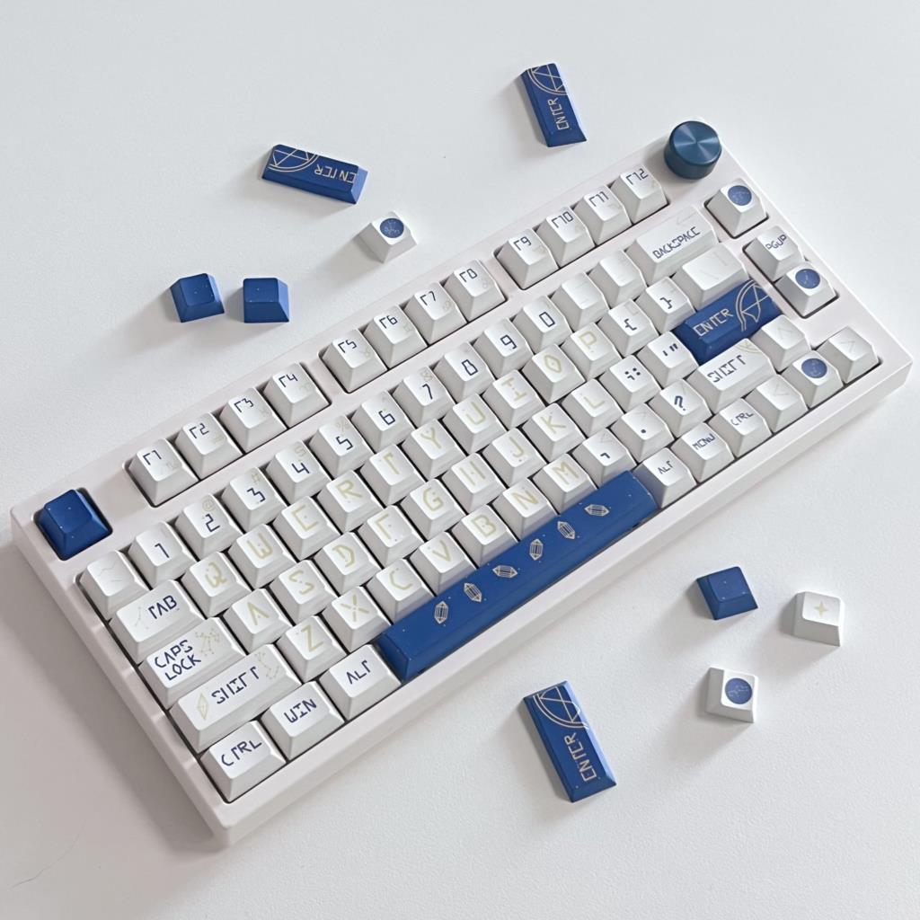 132 Keys Constellation Cherry  - Keyboard Gaming Blue Switch ulasan dan harga